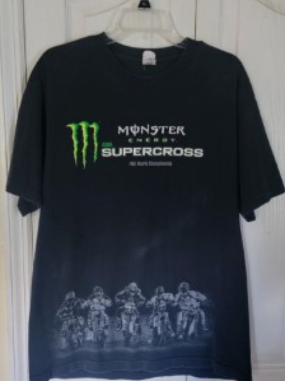 Monster Energy AMA Supercross T Shirt Mens Large MMI Motocross Racing Y2K